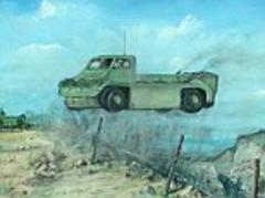 jumping military jeeps that leap over enemies and planes which take off vertically among previously unseen british inventions that never were