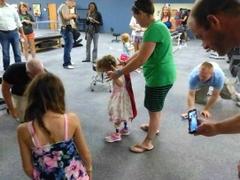 2-year-old ireland nugent walks for first time using prosthetic legs