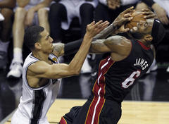 nba finals: spurs win away from fifth title after thrashing heat